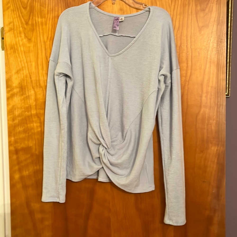 Light gray casual top